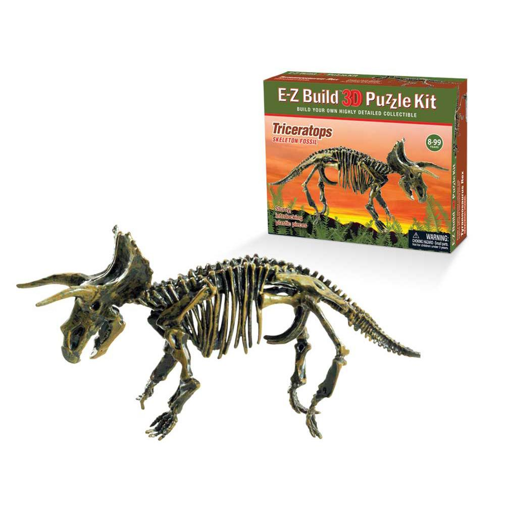 E-Z Build Puzzle - Triceratops Skeleton