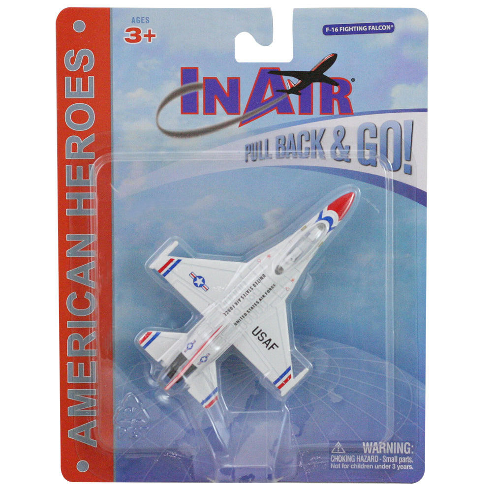 American Heroes - F-16 Thunderbirds Pullback in retail packaging