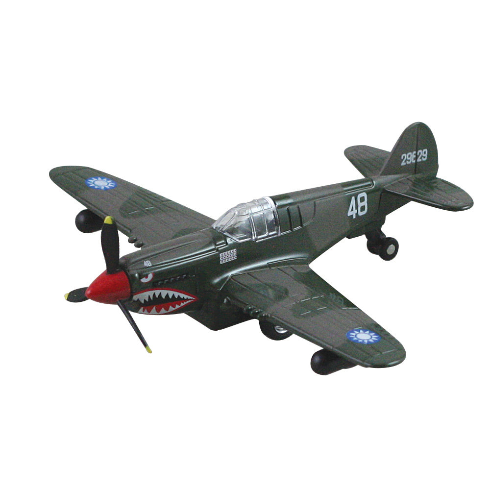 American Heroes - P-40 Warhawk Pullback diecast aircraft