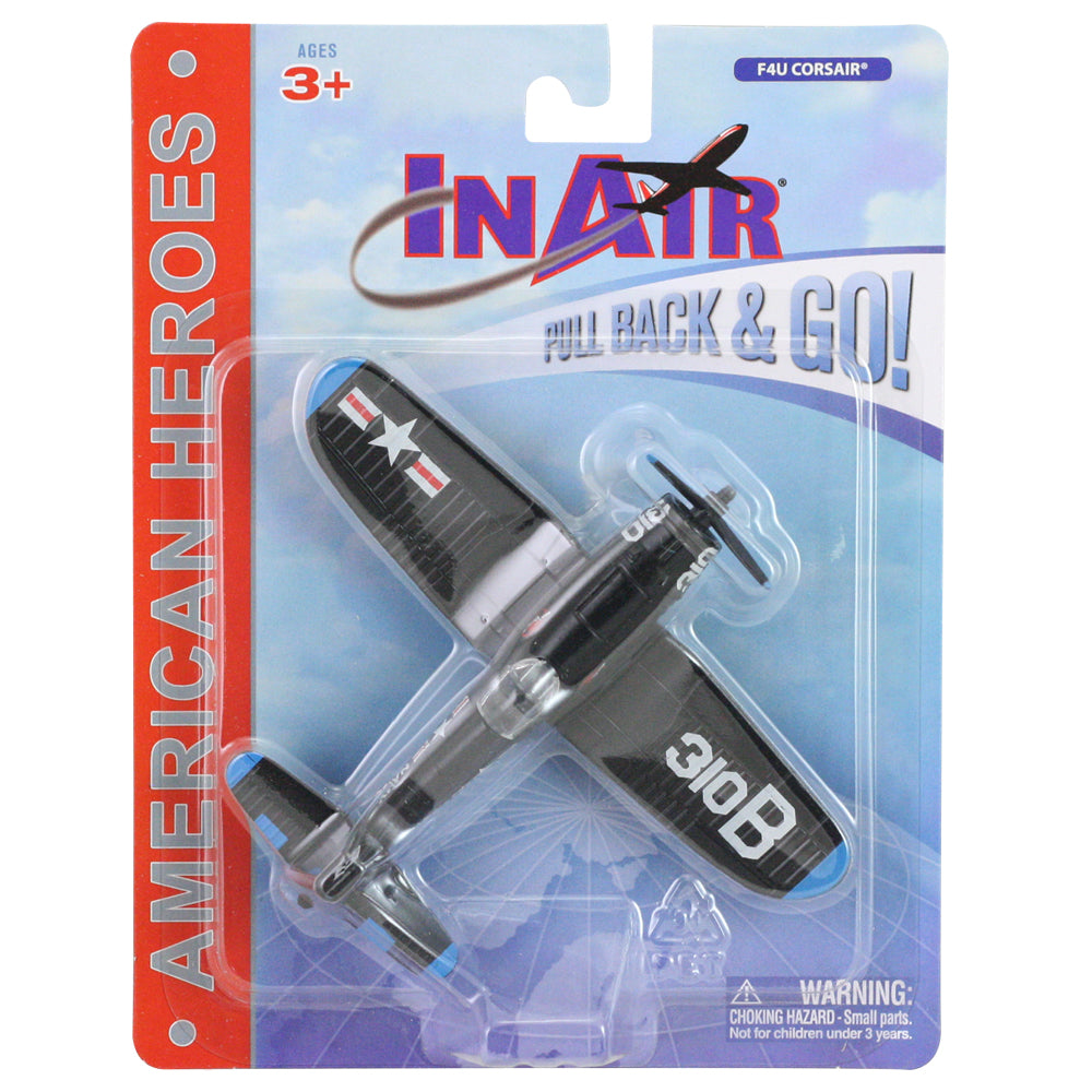 American Heroes - F4U Corsair Pullback in retail packaging