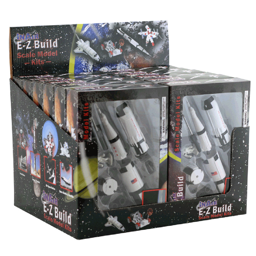 InAir E-Z Build Space Model Kit - Space Shuttle 12-pc Countertop Display