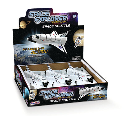 Space Explorer - Space Shuttle Pullback, 8 inch - 6-pc Display Tray