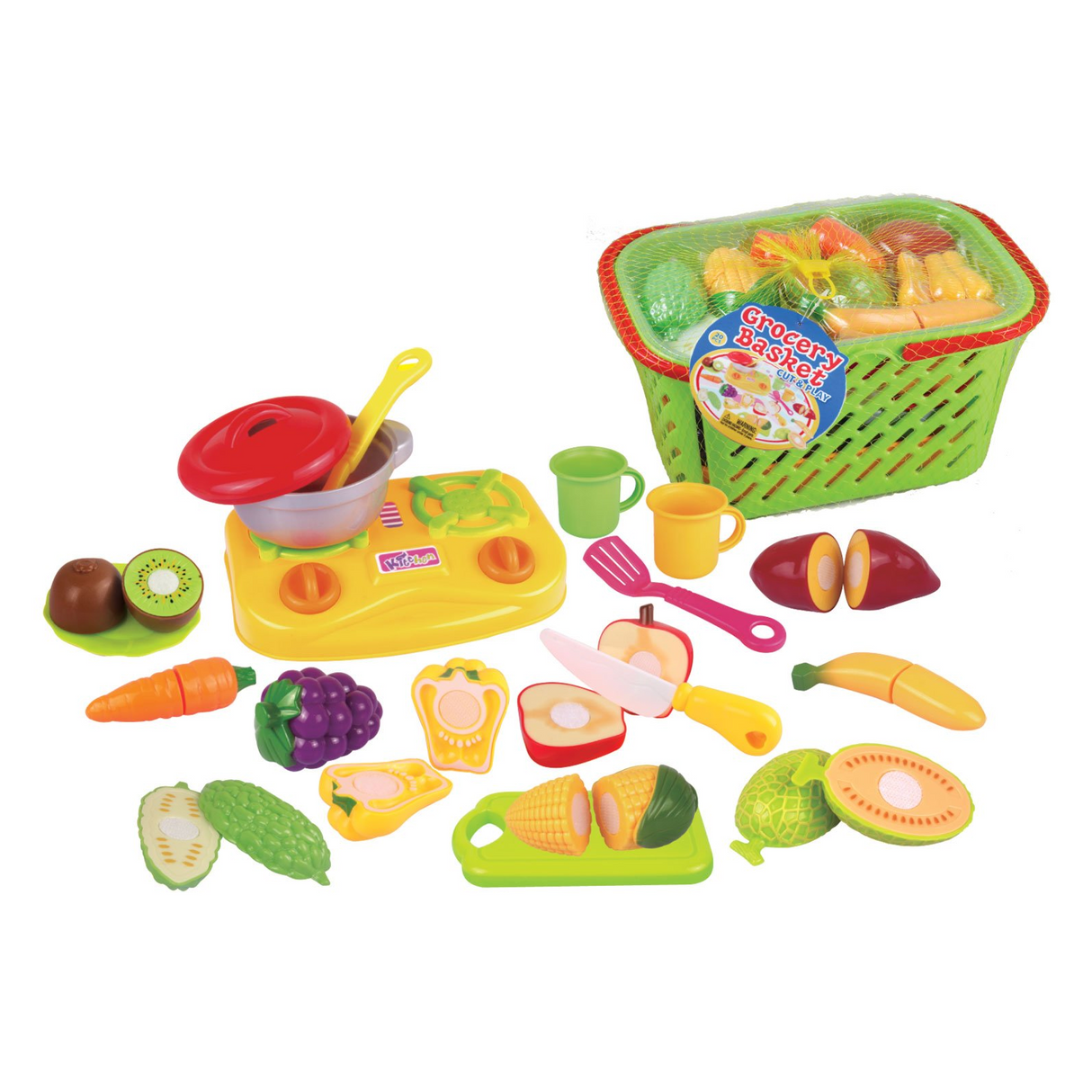 Cut & Play Grocery Basket