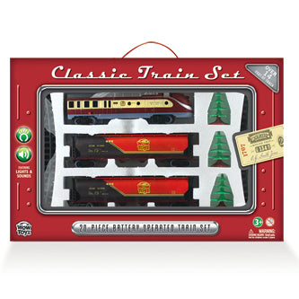 WowToyz Classic Train Set 20-piece, Assorted Styles