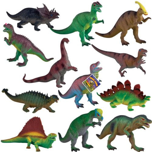 Real-As-Life Dinosaurs - 12-pc Countertop Display