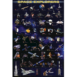 1,000 Piece Jigsaw Puzzle made from Recycled Paper depicting Various  Space Explorer Satellites and Space Rockets throughout History by EuroGraphics