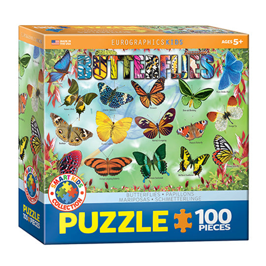 Butterflies Jigsaw Puzzle - 100 pieces