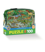 100-Piece Dinosaurs Puzzle Lunch Box