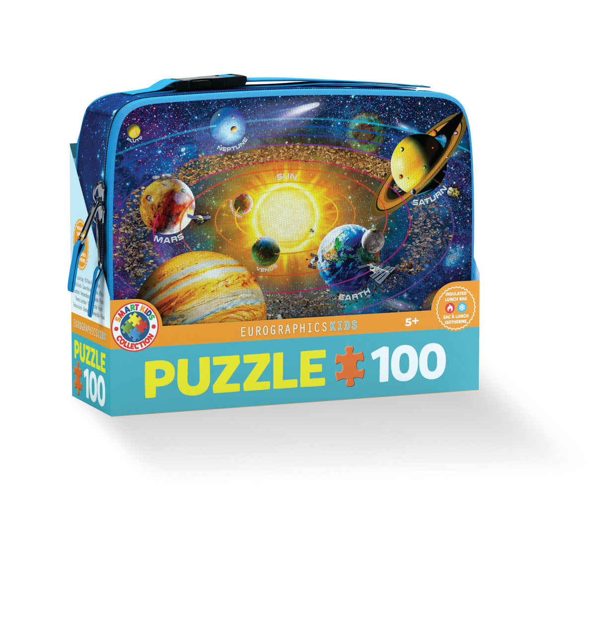 100-Piece Solar System Puzzle Lunch Box