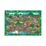 Spot and Find Day at the Zoo Puzzle Children's 100 piece spot and find jigsaw puzzle featuring a variety of Zoo animals. Made by Eurographics.