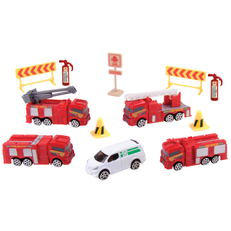 Emergency Vehicles 12-pc Playset