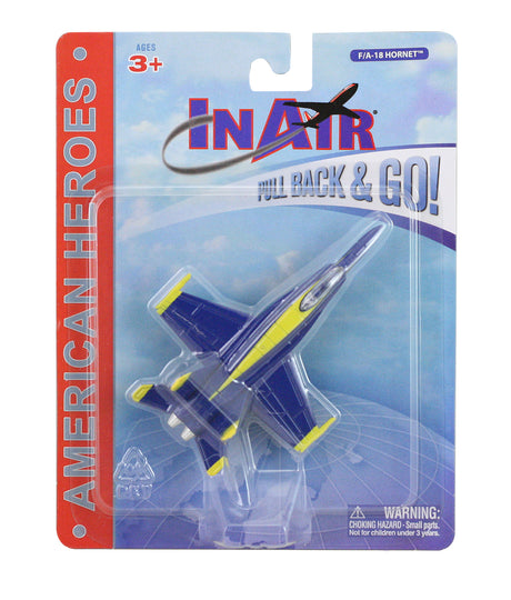 American Heroes - F-18 Blue Angels Pullback in retail packaging