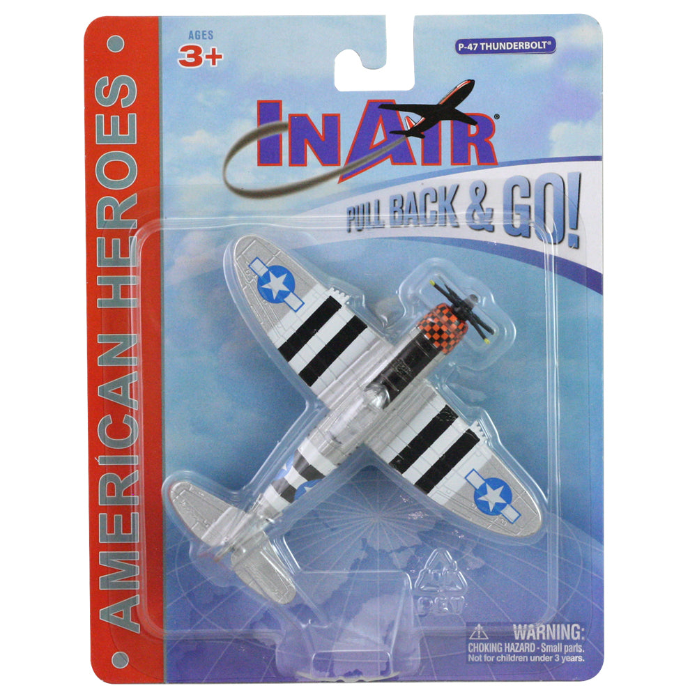 American Heroes - P-47 Thunderbolt Pullback in retail packaging