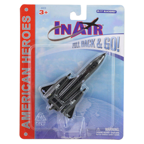 American Heroes - SR-71 Blackbird Pullback in retail packaging