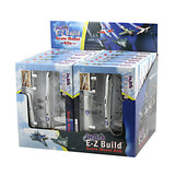 12-pc Display box of INAIR E-Z Build scale model kits with airplane models on a white background