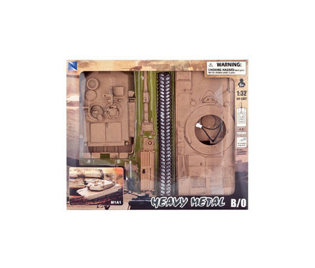 Modern Tank Battery-Operated Model Kit - M1A1 Abrams Tank - 1:32 Scale