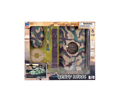 Modern Tank Battery-Operated Model Kit - King Tiger Tank - 1:32 Scale