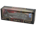 1:60 Scale Die Cast Metal and Plastic Collectible Green Sikorsky UH-60 Black Hawk Military Helicopter in its Original Packaging.