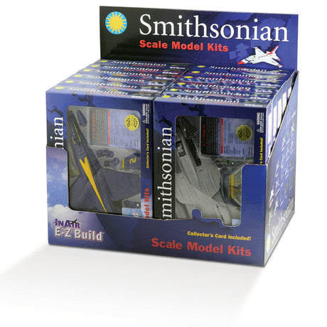 SMITHSONIAN InAir E-Z Build Model Kit - F-14 Tomcat Jolly Roger - 12-pc Countertop Display
