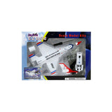 Highly Detailed 1:72 Scale Plastic Model Kit Replica of a General Dynamics F-16 Fighting Falcon Thunderbirds Fighter Aircraft with Detailed Markings and Display Stand in its Original Packaging.