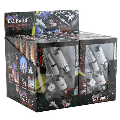 InAir E-Z Build Space Model Kit - Apollo Lunar Module with Lunar Rover - 12-pc Countertop Display