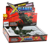 Apache Helicopter Pullbacks - 6-pc Display Tray