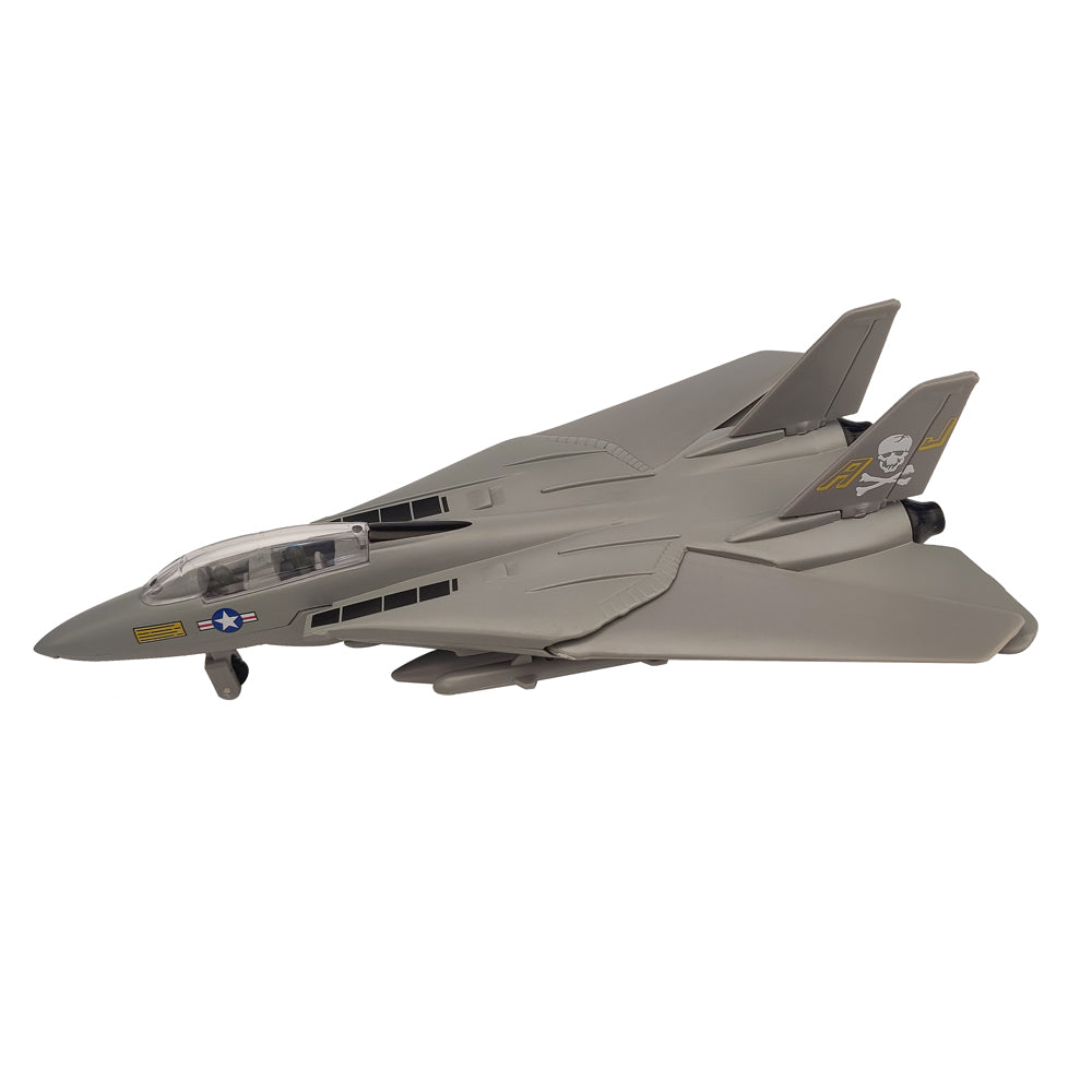 InAir Diecast Pullback - F-14 Tomcat, Jolly Rogers - 6-pc Display Tray