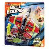 There are so many ways to fly the Mega Looper! Fly long distances, or bend the tail flaps in different directions for stunts, rolls and giant loops. Flying instructions included for hours of flying fun!  Teaches aerodynamics Ages 6+ Wingspan: 9.5 inches Material: Foam Lanard Toys