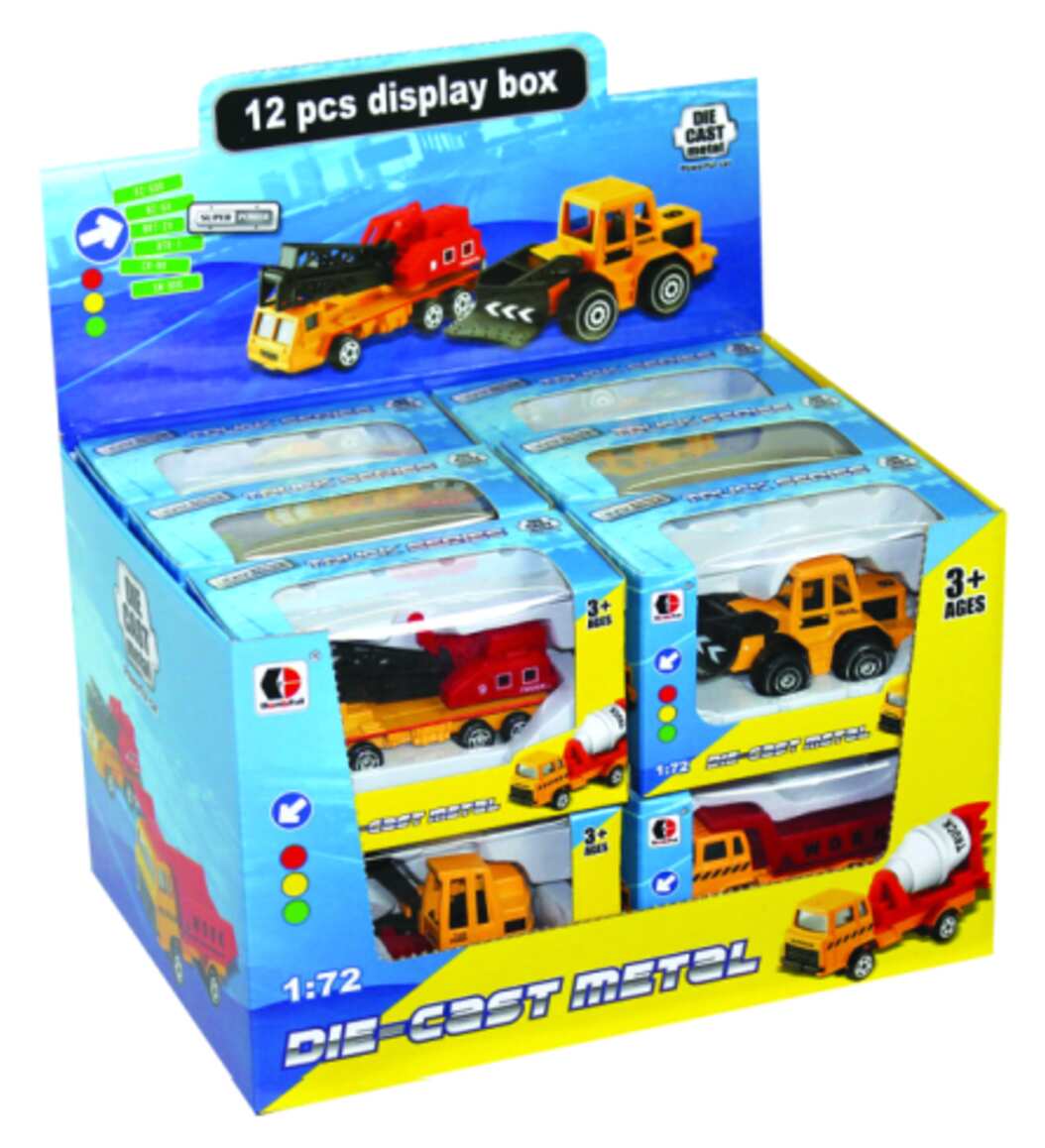 Construction Vehicles - 12-pc Display