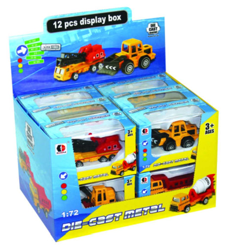 Construction Vehicles - 12-pc Display