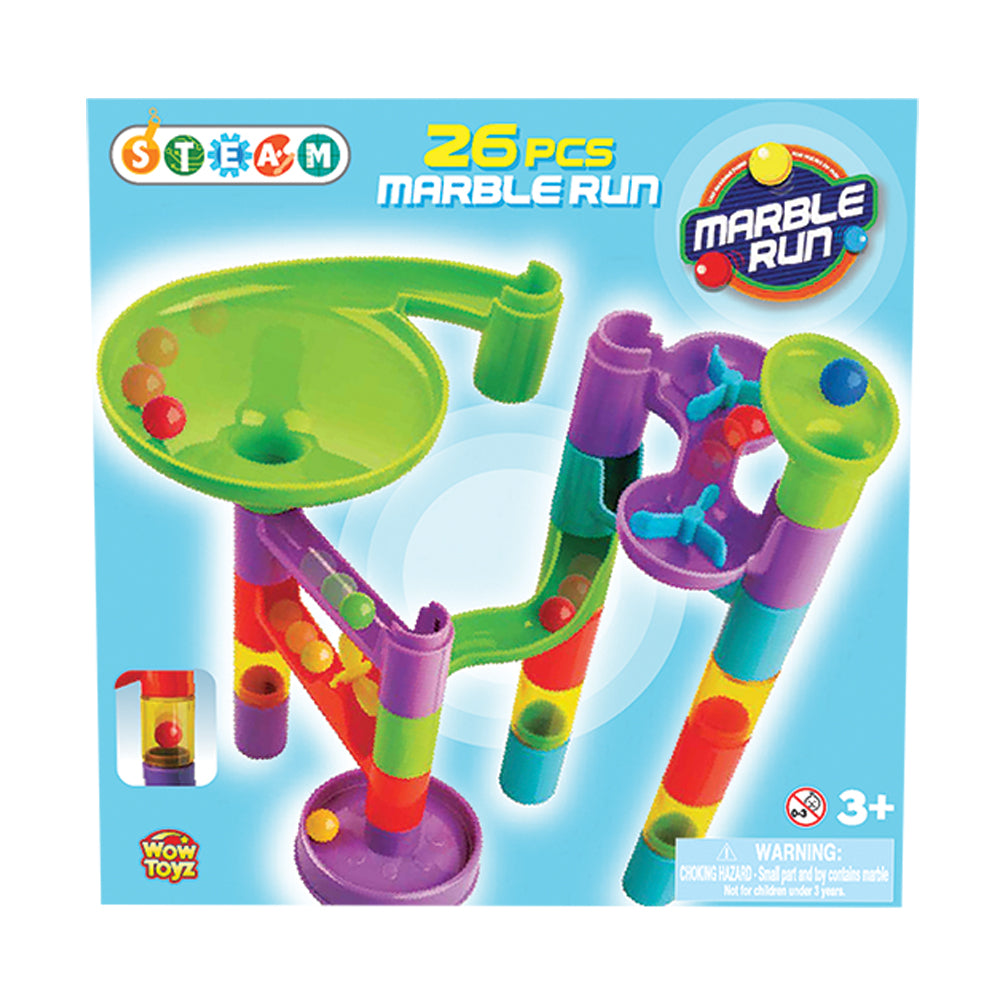 Marble Run - 26-piece Playset | STEM Toys – WowToyz Inc