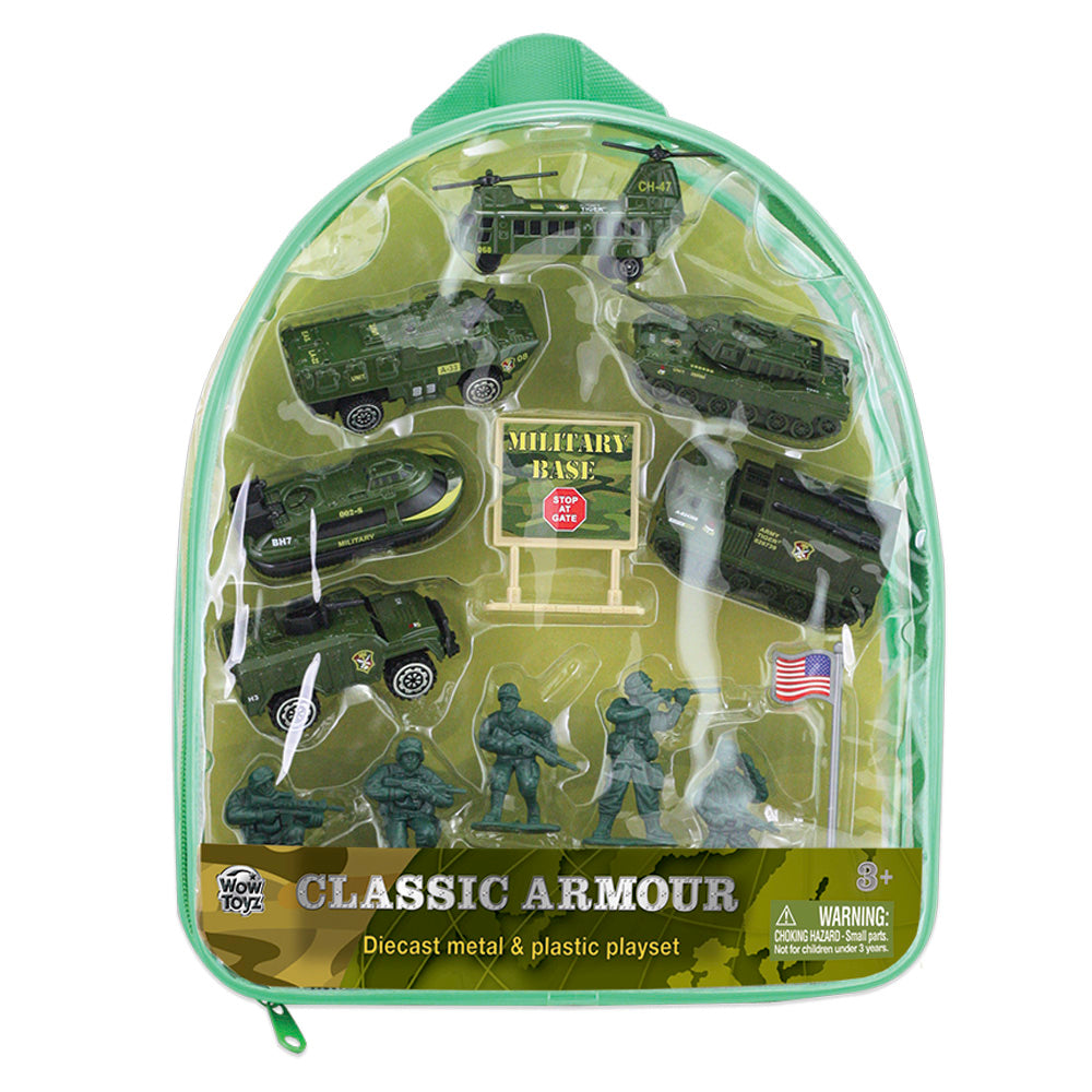Classic Armour - Military Base Backpack Playset