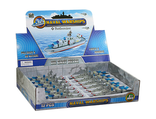 Diecast Battlecruiser Pullback - 12-pc Display Tray