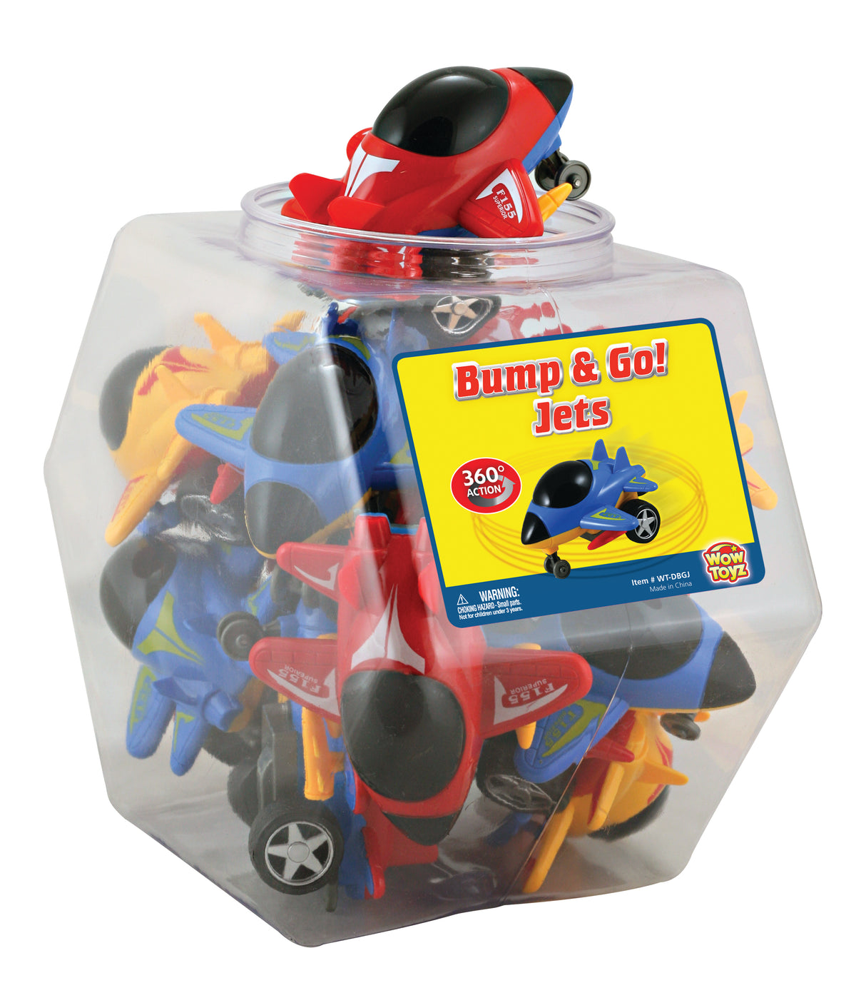 Bump & Go Jets - 24-pc Display Jar