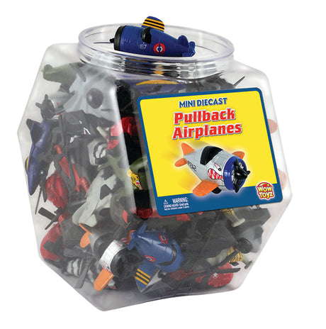 Mini Pullback Helicopters - 48-pc Display Jar