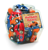 Wooden Pullback Racer - 72-pc Display Jar