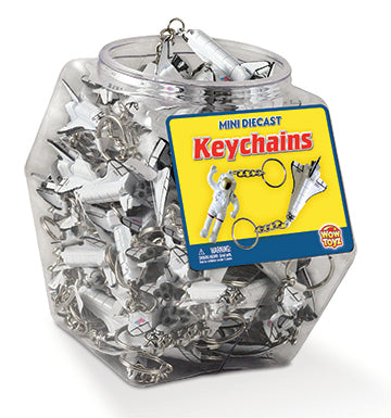 Astronaut Key Chains - 72-pc Display Jar