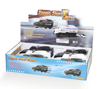 Sonic SWAT Team Pullbacks - 6-pc Display Tray