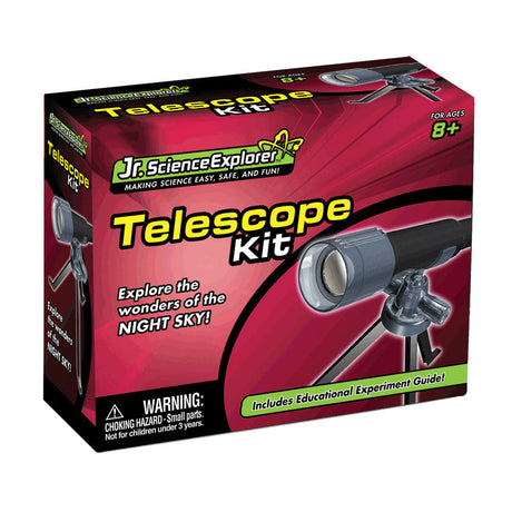 Jr. Science Explorer Telescope Building Kit in its Original Packaging.