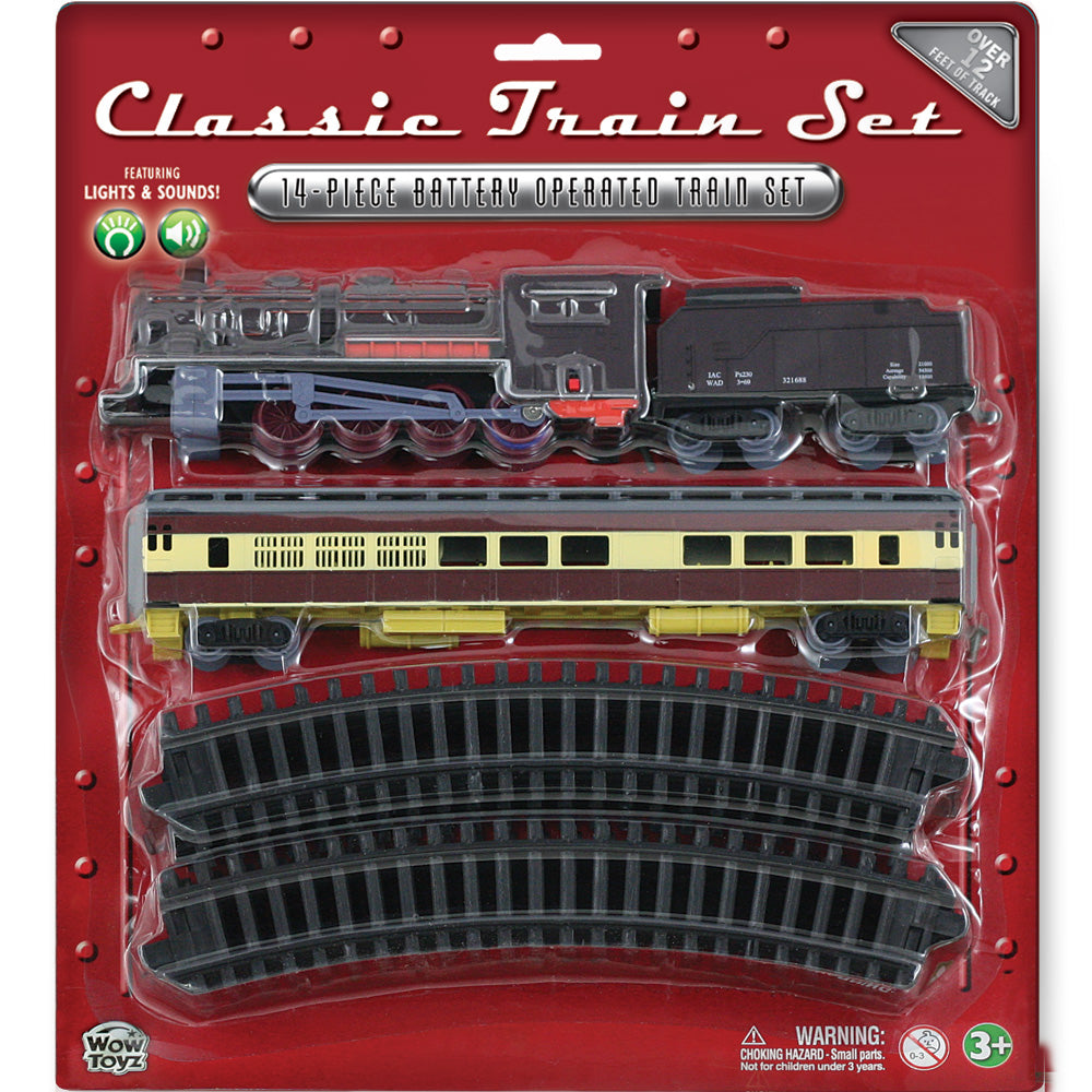 Classic Train Set 14pc - Assorted Styles | WowToyz – WowToyz Inc