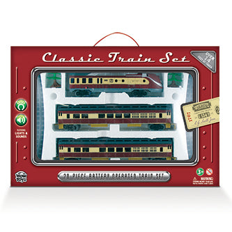 WowToyz Classic Train Set 20-piece, Assorted Styles
