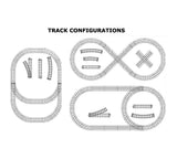 WowToyz Classic Train Set 40-Piece Track Configurations and Layouts