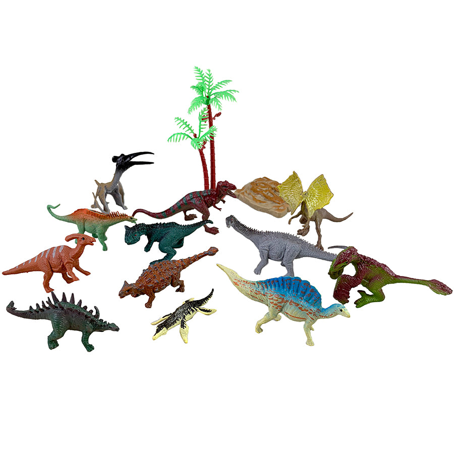 Animal Explorer - Dinosaur Tube, 14-piece Playset