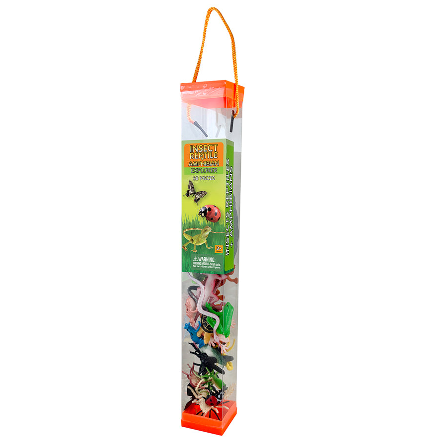 Animal Explorer - Insect, Reptile & Amphibian Tube, 28-piece Playset