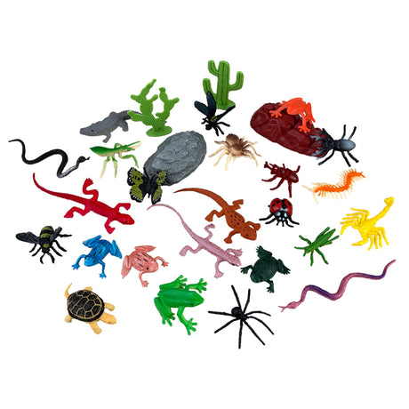 Animal Explorer - Insect, Reptile & Amphibian Tube, 28-piece Playset
