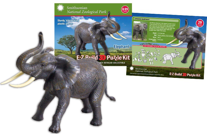 Elephant 3D Puzzle