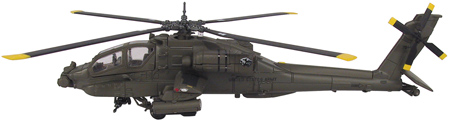 Colors Vary WowToyz Diecast Apache Helicopter Pullback 8 